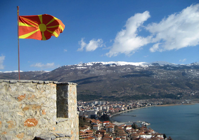 macedonia with flag